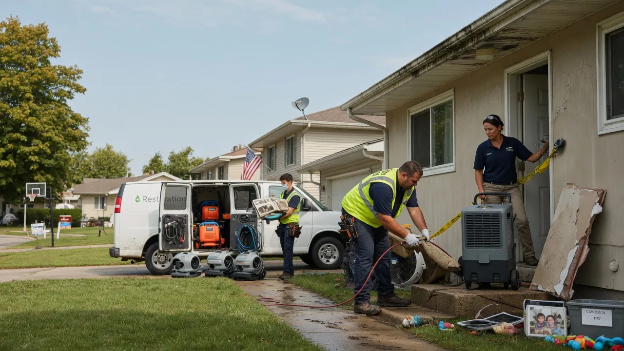 Water Damage Restoration in Wapwallopen, PA near me